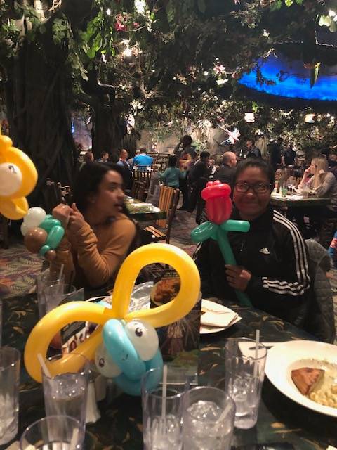 TRIO TPSSS Students at the Chicago Rainforest Cafe